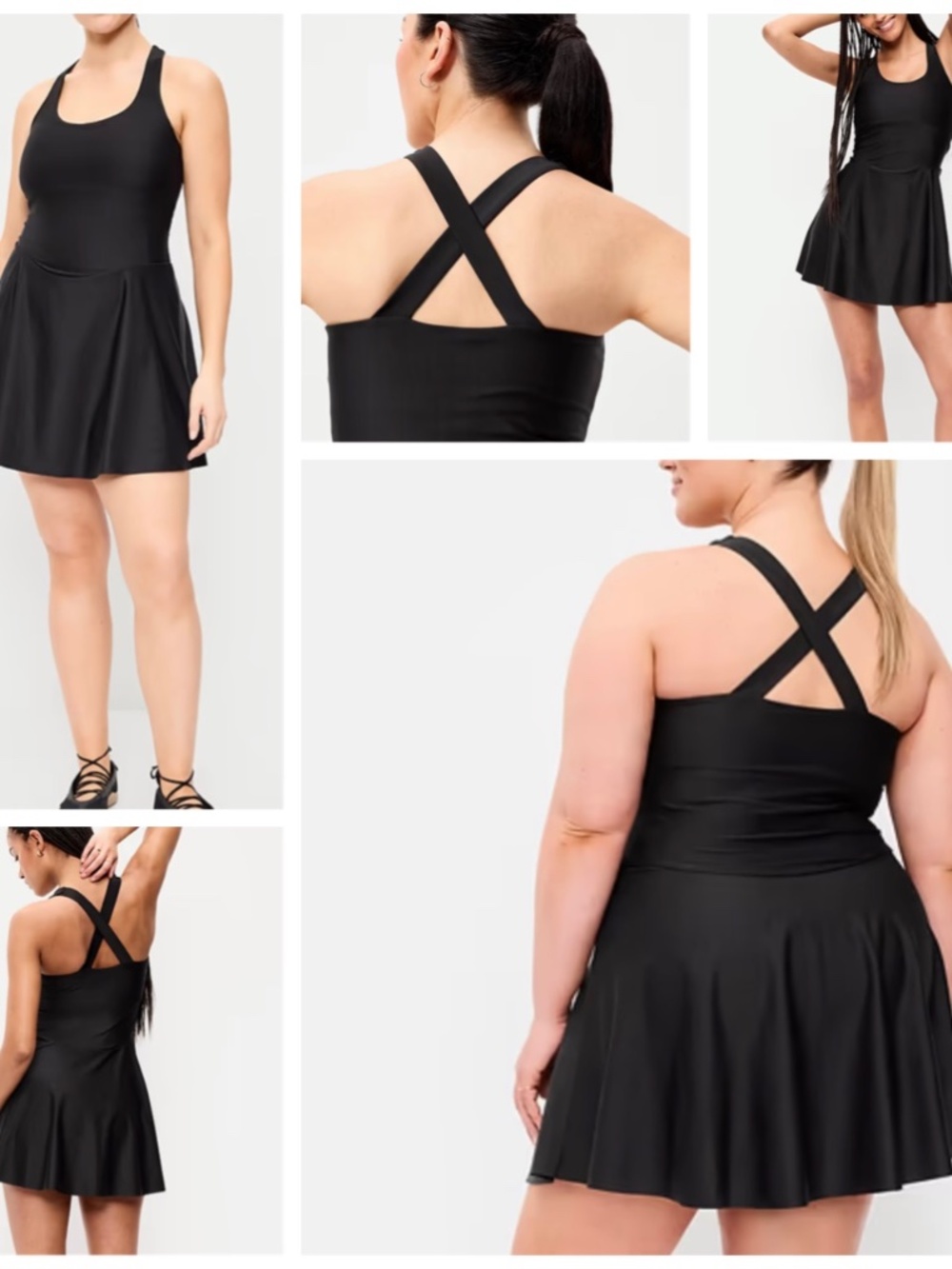Old Navy Powersoft Fit & Flare Athletic Dress w/Shorts